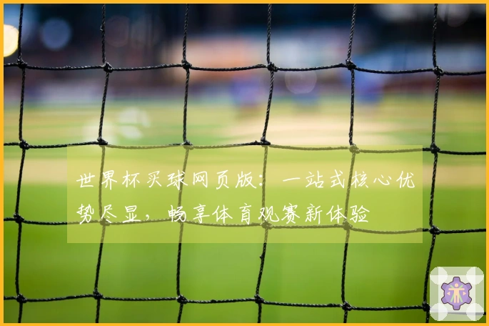 世界杯买球网页版：一站式核心优势尽显，畅享体育观赛新体验